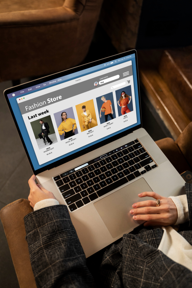 Ecommerce partners-with- laptop